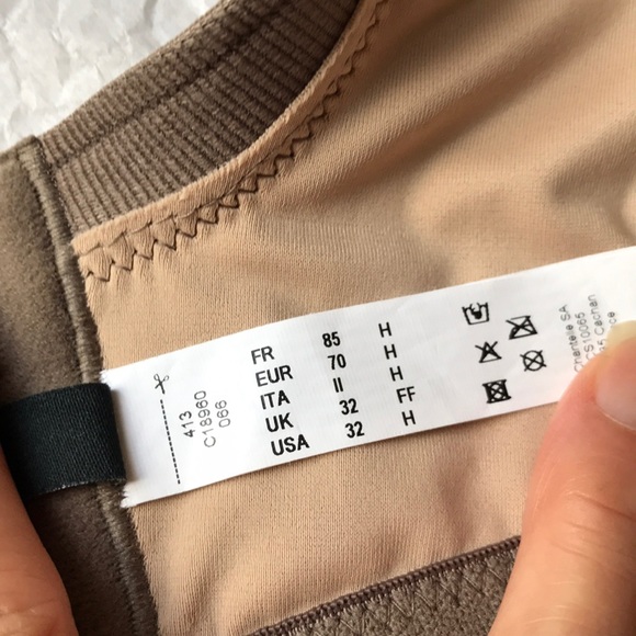 NWT Chantella 18960 C-Magnifique Full Coverage  Underwire 32H Taupe - Picture 7 of 8